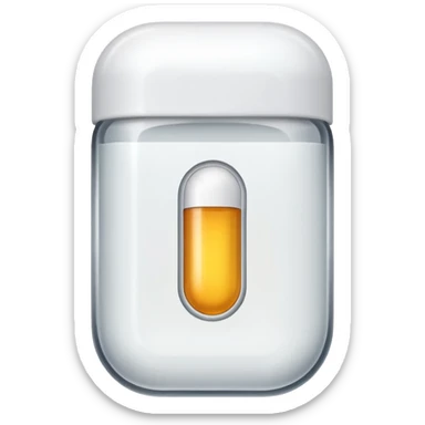 1 medicine capsule sticker