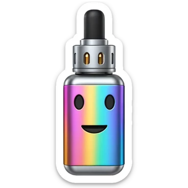 Make a vape emoji sticker