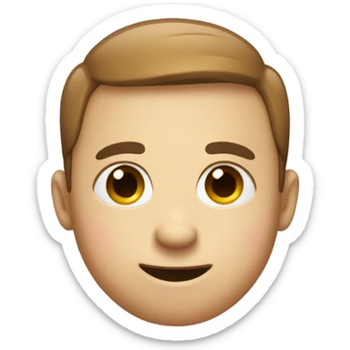 Shy emoji blushing  sticker