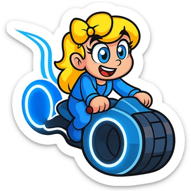 Extract all the individual characters from the image, each as a separate image on a transparent background, keeping the original cartoon style and appearance as shown in the reference image. sticker