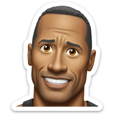 Dwayne Johnson sticker