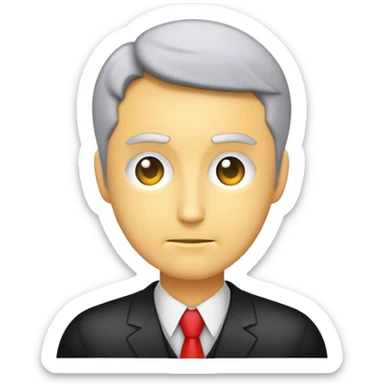 persona cienifico de 40 años sticker