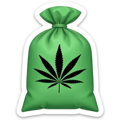 Weed pound baggie with the name Dolla Den and a logo sticker