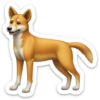 Dingo Full Body sticker