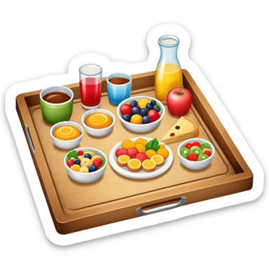 Food Serving Tray sticker