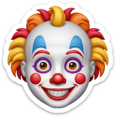 clown emoji sticker