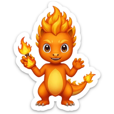 Pokémon, Dracaufeu sticker