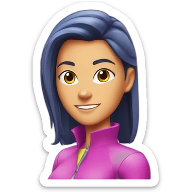 totally spies sam sticker