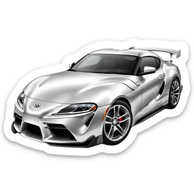 Toyota Supra car sticker