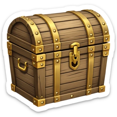 treasure chest sticker