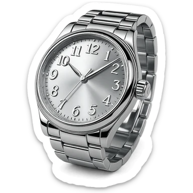 a watch with arabic dial numbers sticker