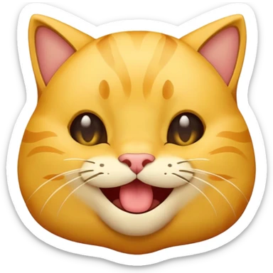 Mewing emoji sticker
