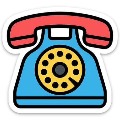 telephone sticker