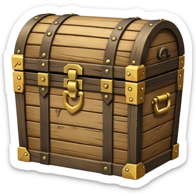 treasure chest sticker