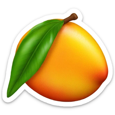 Mango with chili powder sticker