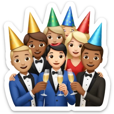 create an emoji that represents a conference  sticker