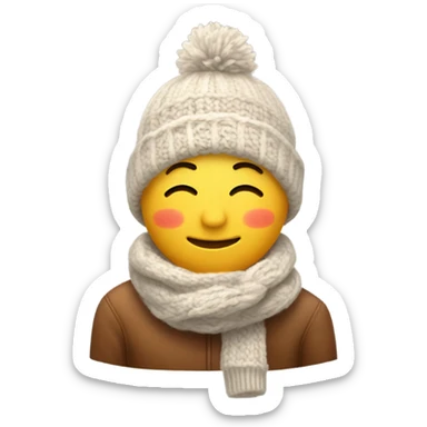 cozy emoji sticker