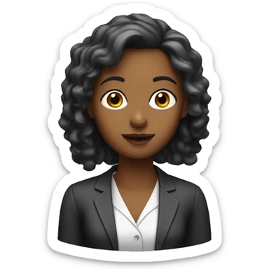 psychologist girl sticker