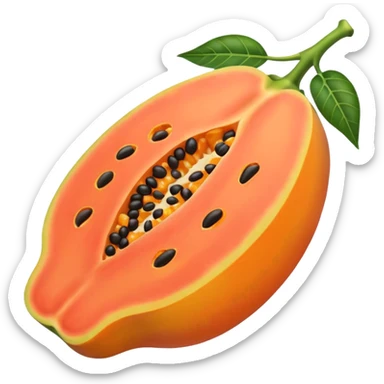 papaya sticker