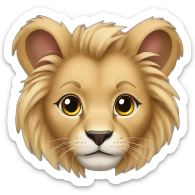 lionhead sticker