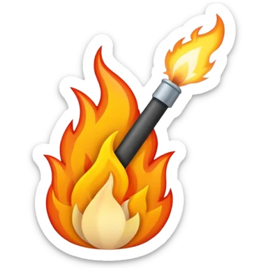 fire starter sticker