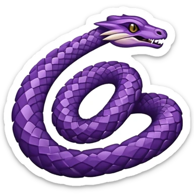 Arizona diamondback purple logo sticker
