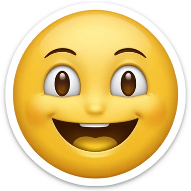 Freaky emoji sticker