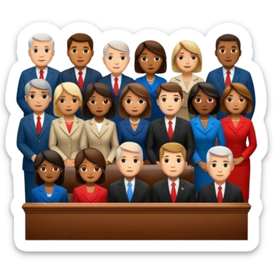 two thirds members of the senate and the house of representatives in congress sticker