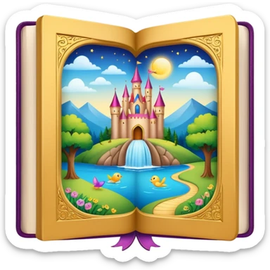 Fairytale book sticker