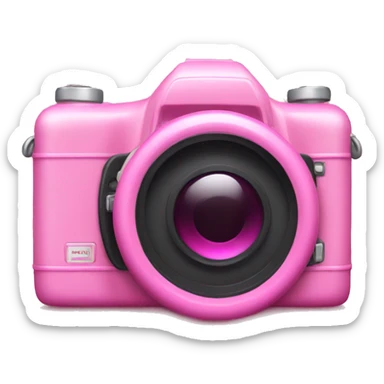 Pink camera  sticker