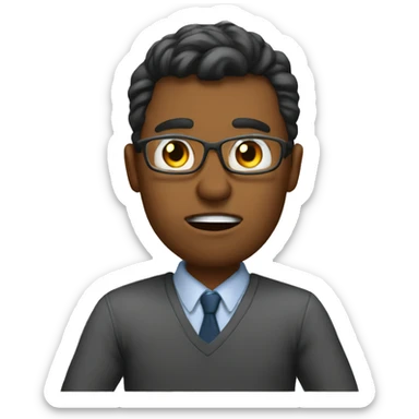 teacher being realy mad sticker