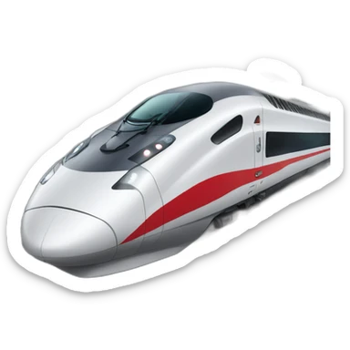 French high speed train sticker