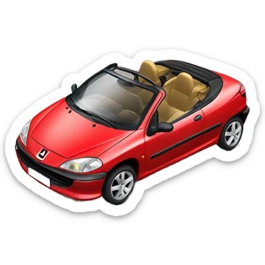Peugeot 206 cc sticker