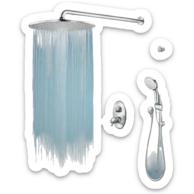 shower sticker