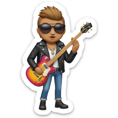 rockstar bird sticker