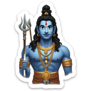 lord shiv sticker