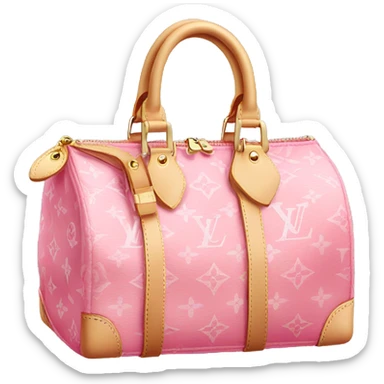 pink louis vuitton bag sticker