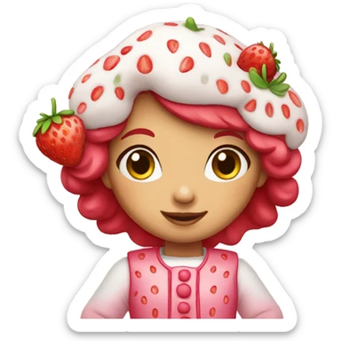 strawberry shortcake gir sticker