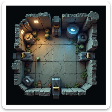  a screenshot of a location from the map "the farm" in the videogame "arena breakout: infinite" 
The image contains no text whatsoever. sticker