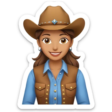 intimate cowgirl pose scene sfw sticker