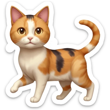 gatto in movimento sticker