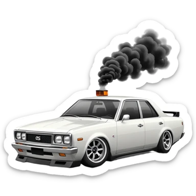 nissan laurel c35 escape sticker