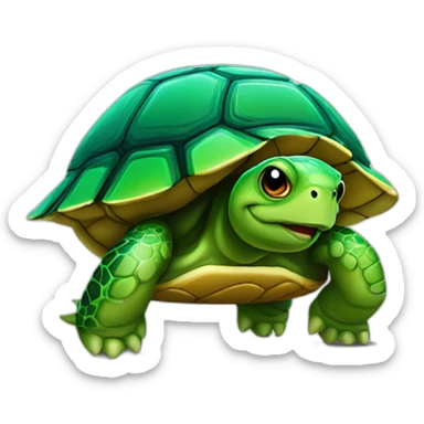 turtle with nike drip sticker