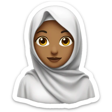 muslim girl in nikab sticker
