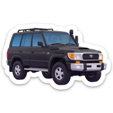 Toyota Land Cruiser 1980s sticker