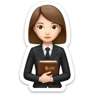 girl lawyer sticker
