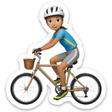 Gitan à vélo sticker