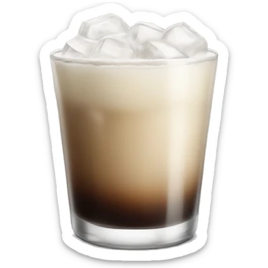 white russian drink sticker