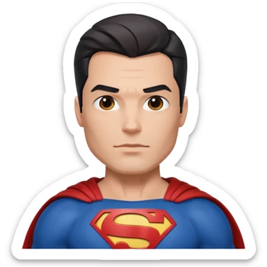Superman emoji sticker