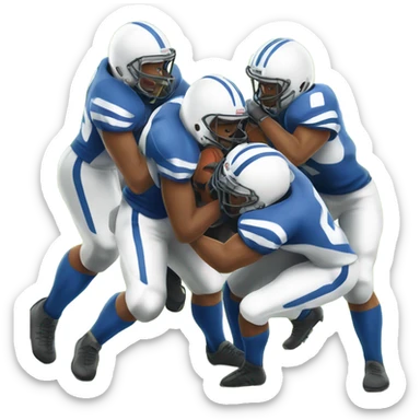 american football sticker